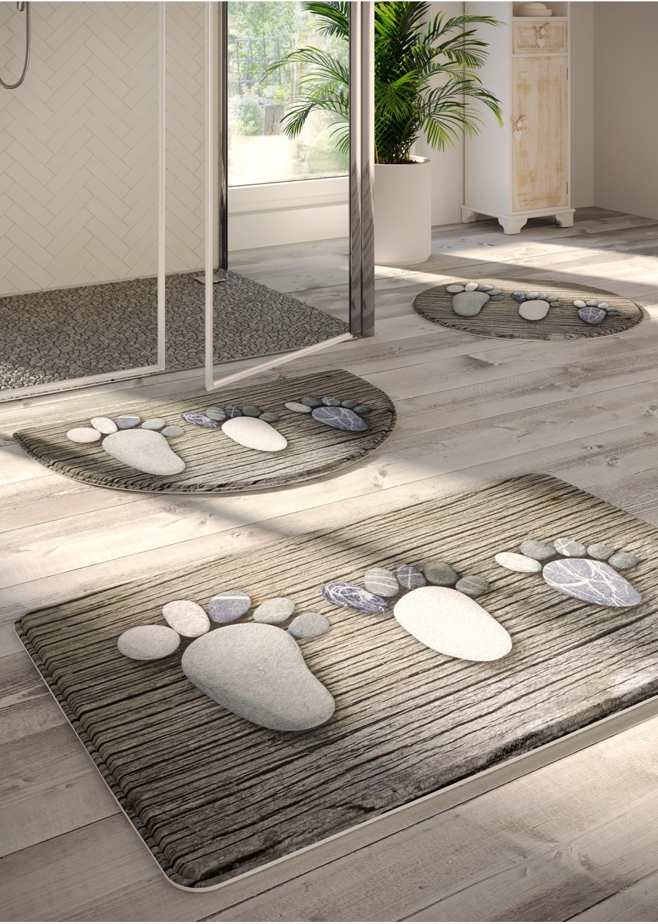 Tapis de salle de bain à mémoire de forme