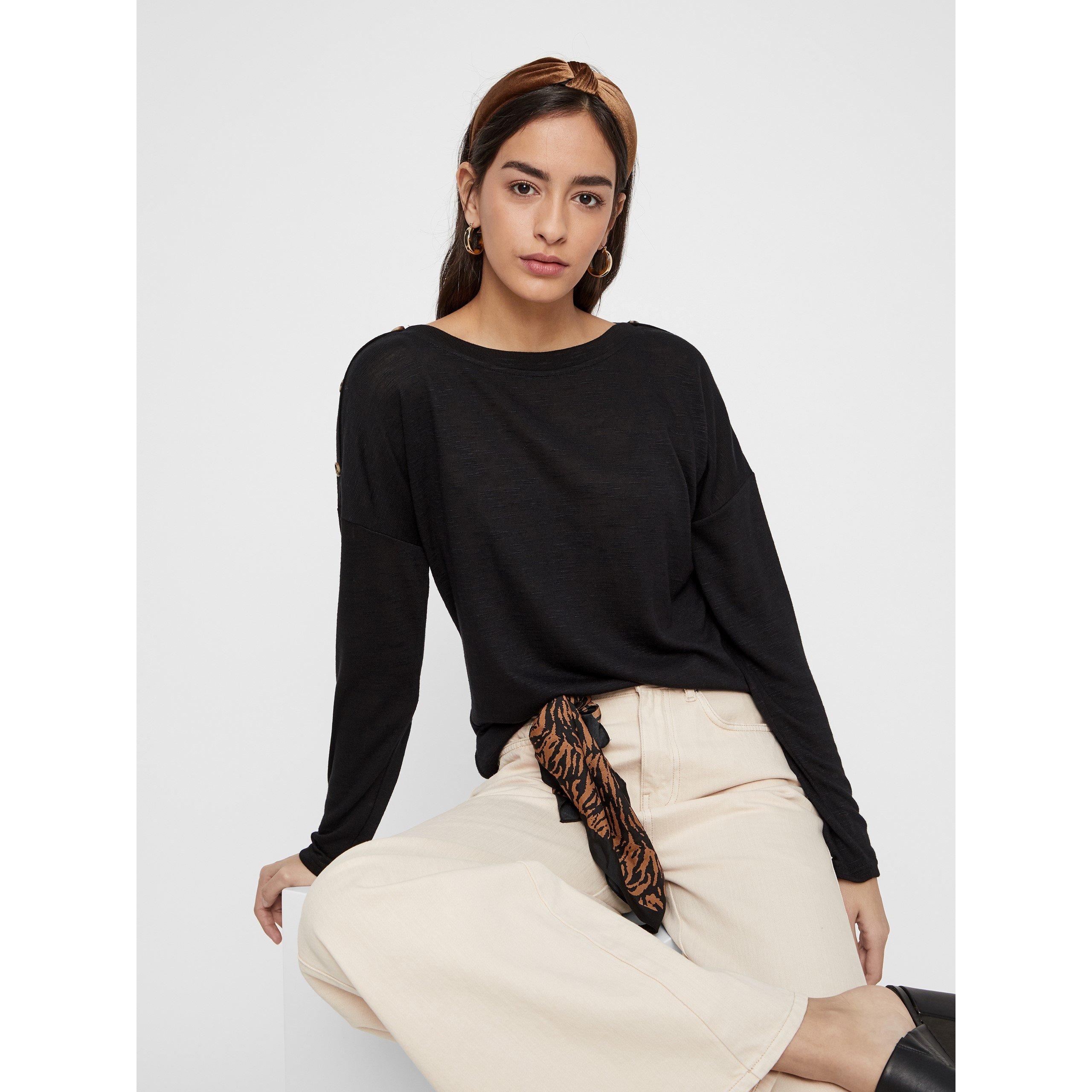 Pieces Ls O Neck Top Ld99