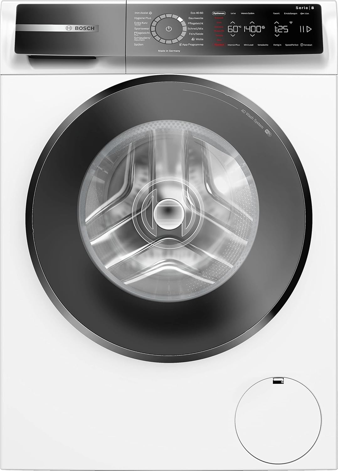 Bosch Hausgeräte WGB244040 Serie 8 Smart Waschmaschine, 9 kg [Energieklasse A]