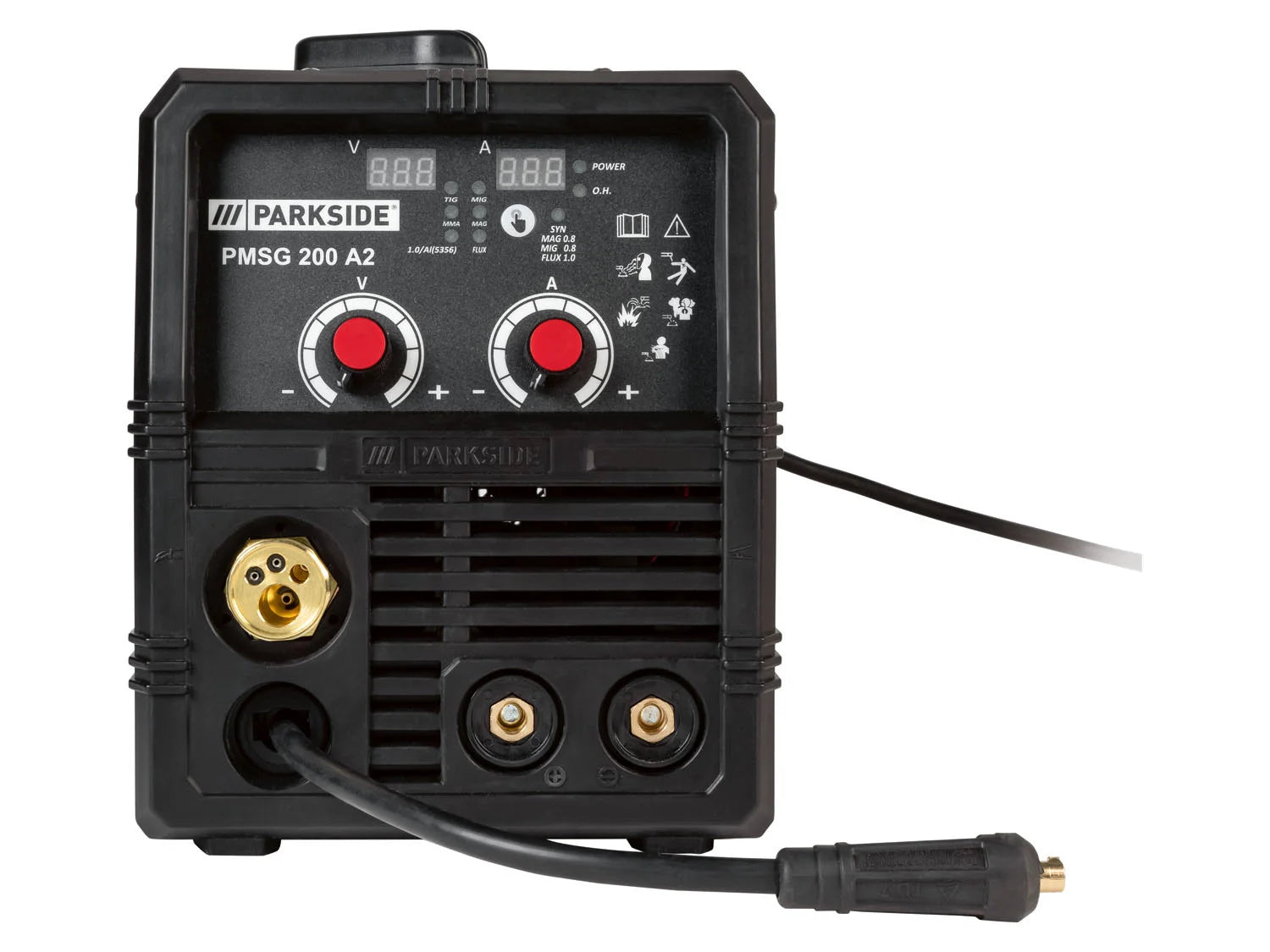 PARKSIDE&reg; 4-in-1 inverter multi-weld device &raquo;PMSG 200 A2&laquo;, with carrying handle