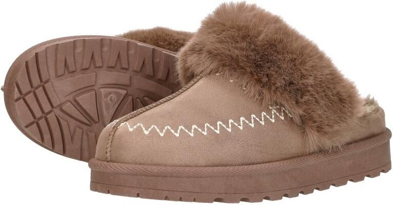 Sub55 Home Collection Pantoffels Open Pantoffels Open Taupe