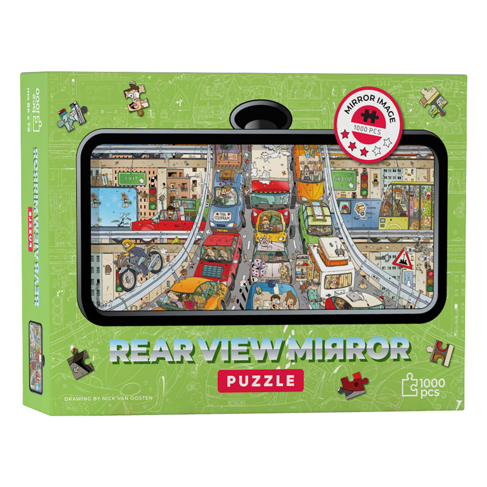 Rearview Mirror Puzzel 'Verkeersdrukte', 1000st.