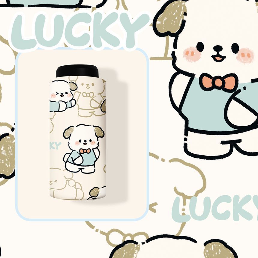 Fenmo - Puppy Print Compacte Paraplu (Diverse Ontwerpen)