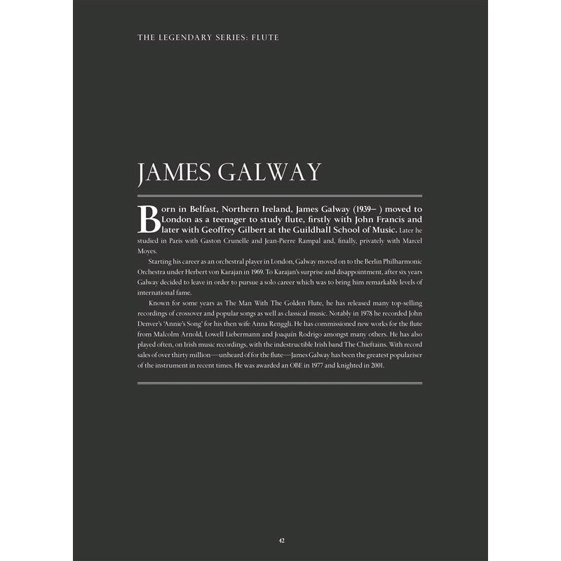 Wise Publications - The Legendary Series: Flute