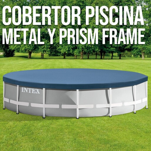 Capa para piscinas Intex Metal e Prism Frame de 305 cm acima do solo.