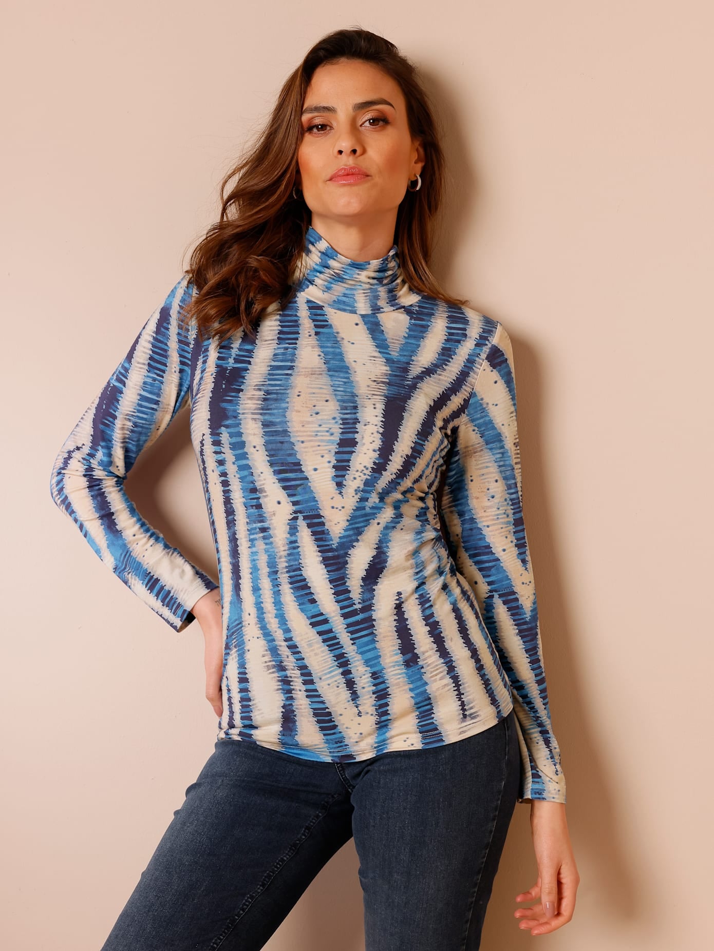 CREATION L PREMIUM Rollkragenshirt »Modal-Shirt«, 1 Stk.