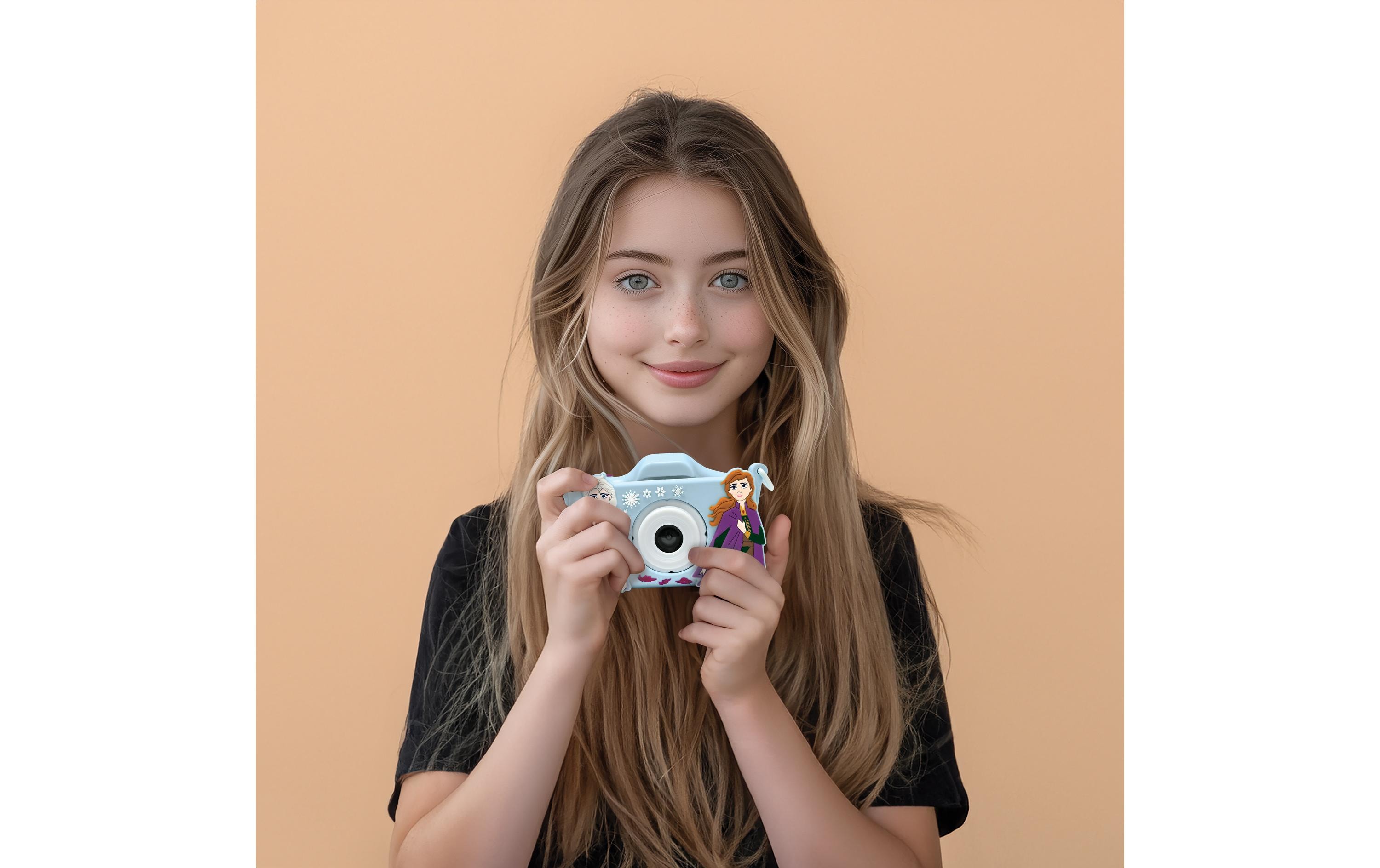 Kinderkamera Schneekönigin mit SchutzRobuste Digitalkamera für junge Fotografen