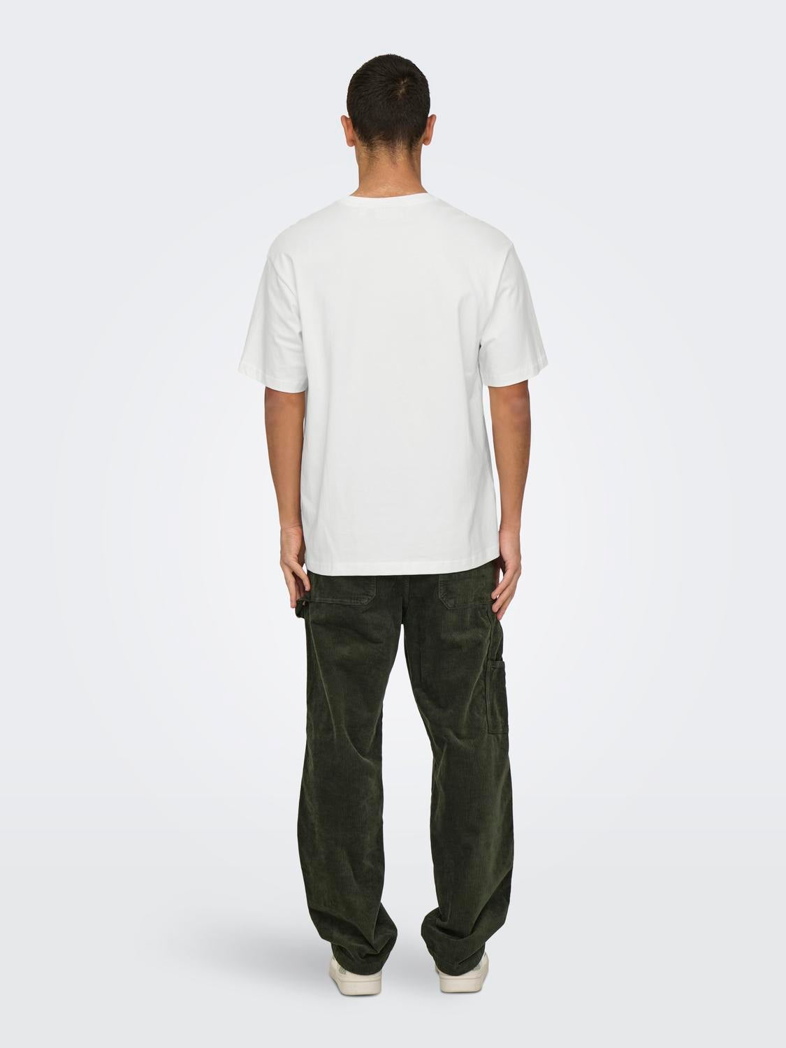 ONSCURATED T-shirt Cloud Dancer