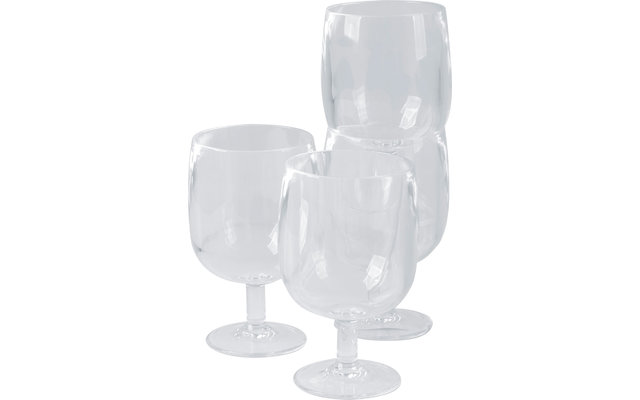 Bo-Camp Weingläser Set 4 Stück je 250 ml