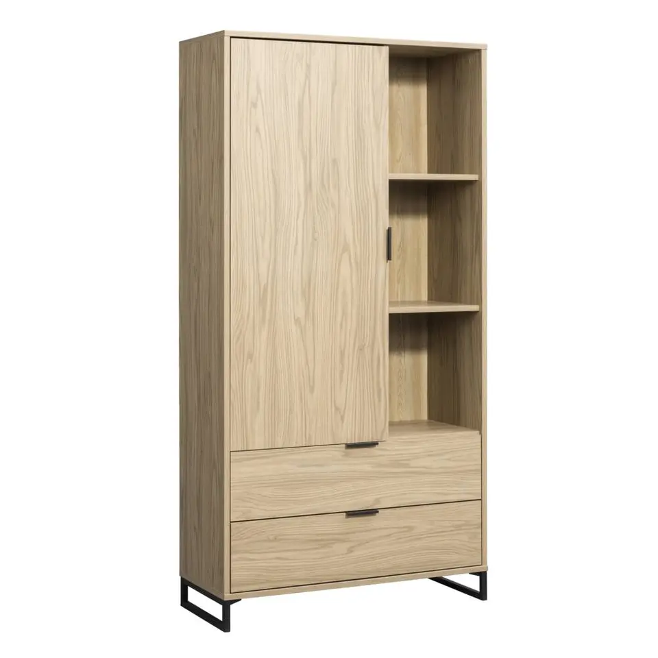 Wandkast Lucca - eikenkleur - 190x95x40 cm