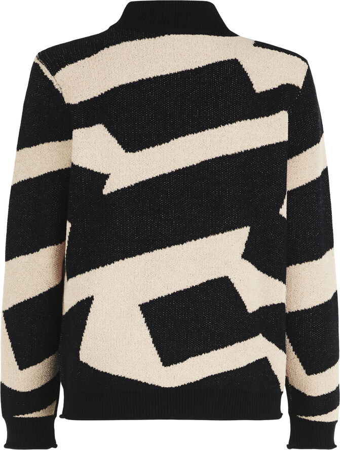 Betty Barclay Strickpullover Ku Black-beige