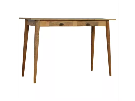 Bureau nordique à 2 tiroirs.