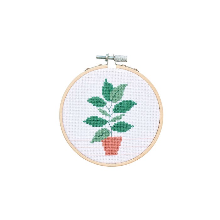 Rico Design-Borduurpakket mini kit plant