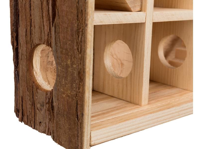 Trixie Turm mit 9 Kammern, 30 x 30 x 10 cm Spielturm für Zwerghamster oder Mäuse