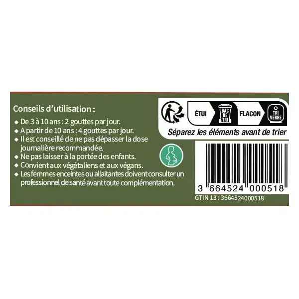 Codifra Normalite D3 Immunité et Protection osseuse 2000 UI 15ml