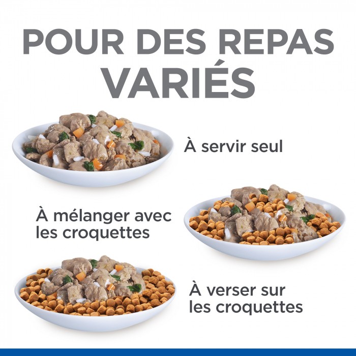 Hill's Science Plan Healthy Cuisine Adult en Mijotés Au Poulet & au Saumon - Pâtée pour chat