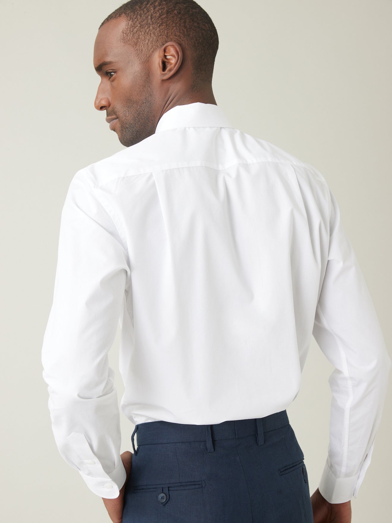 Chemise Regular Fit homme popeline unie easy care