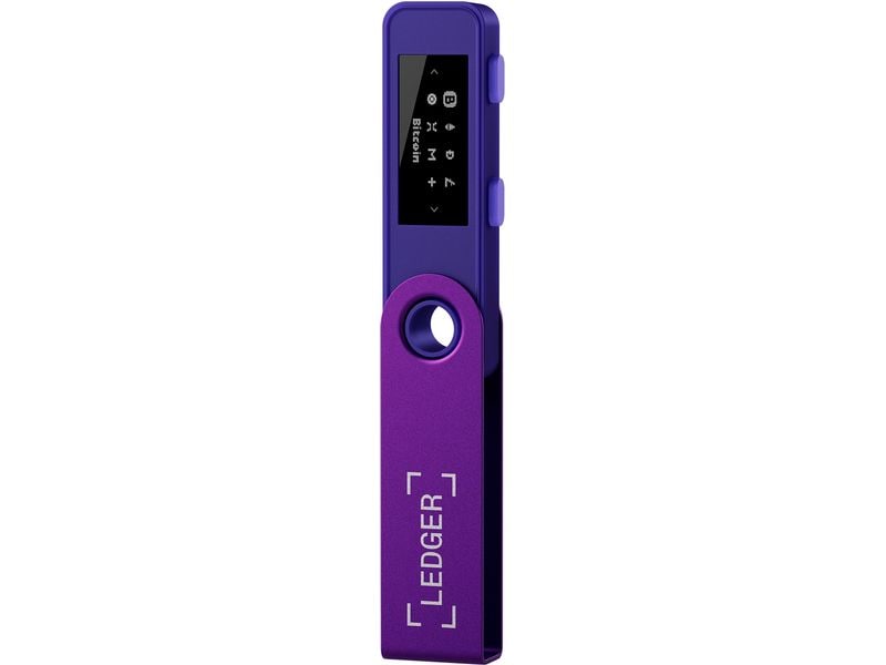 Ledger Nano S Plus Amethyst Purple Crypto-Hardware-Wallet zum Kaufen, Verwalten und Vermehren digitaler Vermögenswerte