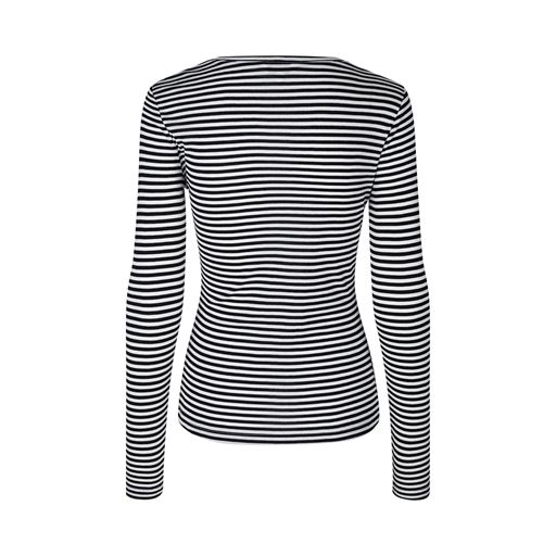 mbyM Lilita Gogreen Langærmet T-shirt, Black Sugar Stripe, S