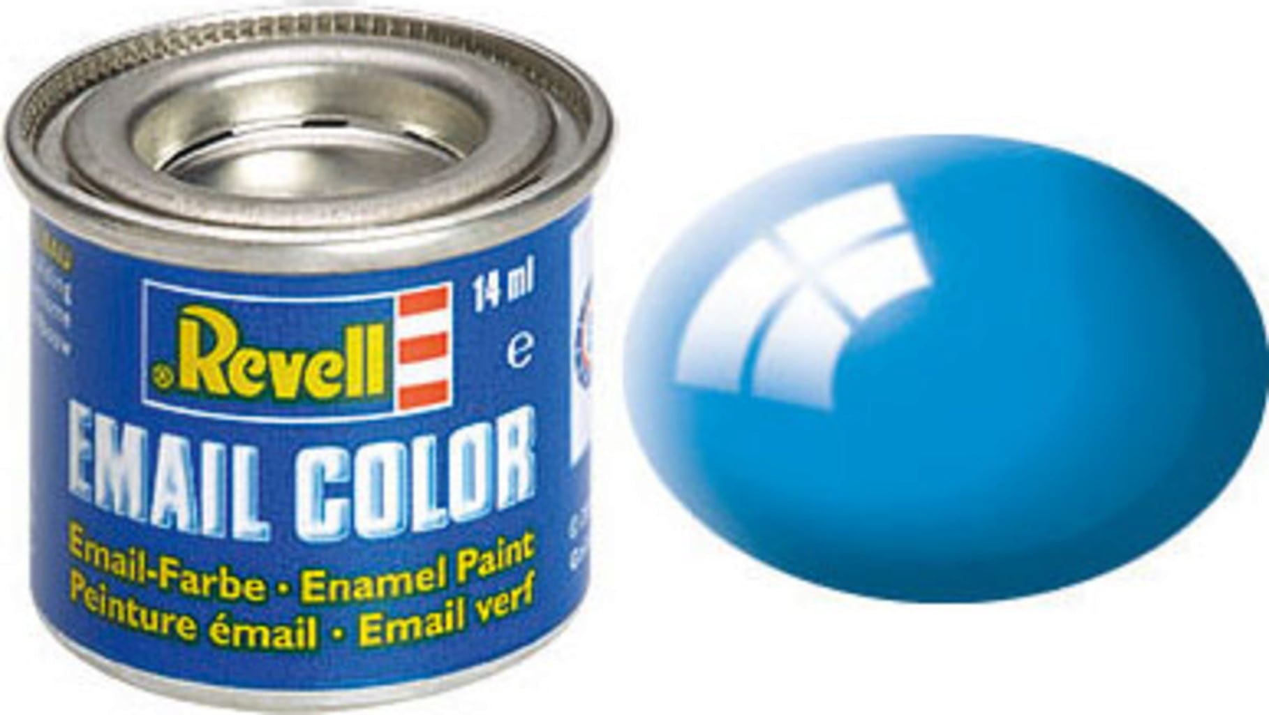 Revell  Email Color lichtblau, glänzend, 14 ml    Die beliebten Farben von Revell in 89 verschiedenen Farbtönen