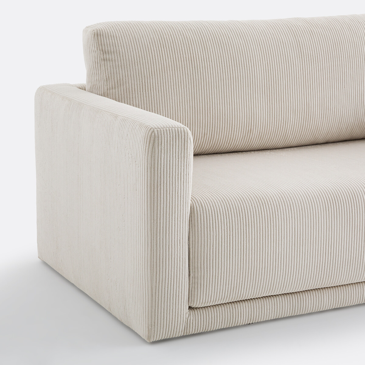 LA REDOUTE INTERIEURS<br>Sofá cama 2 lugares ribfluweel Hani