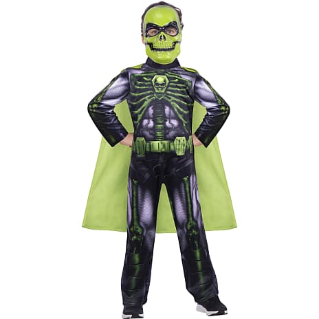 Halloween superhelte skelet kostume str. 116