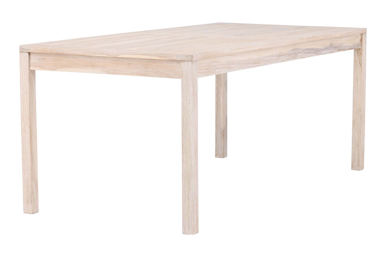 Kenya spisebord Hagebord i hvitvasket teak.