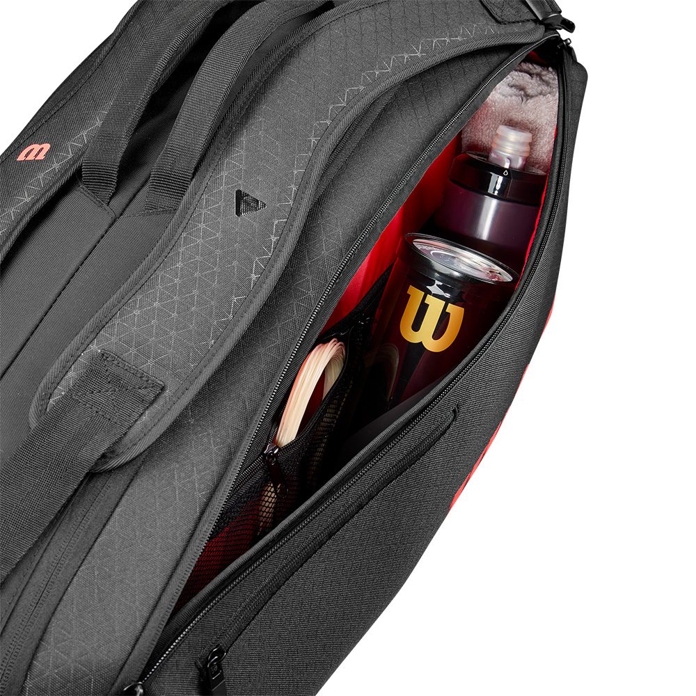 Wilson Clash V3 Super Tour 6 Pack Tennistasche schwarz