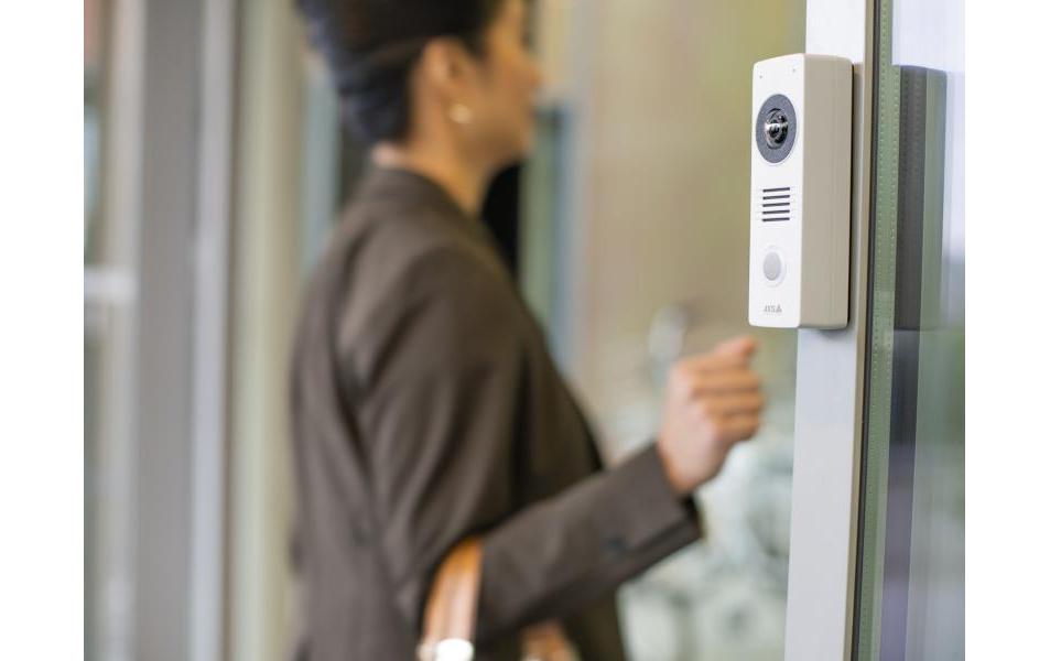IP Türstation I8116-E Weiss<br>Kleine und leistungsstarke Zugangssicherung