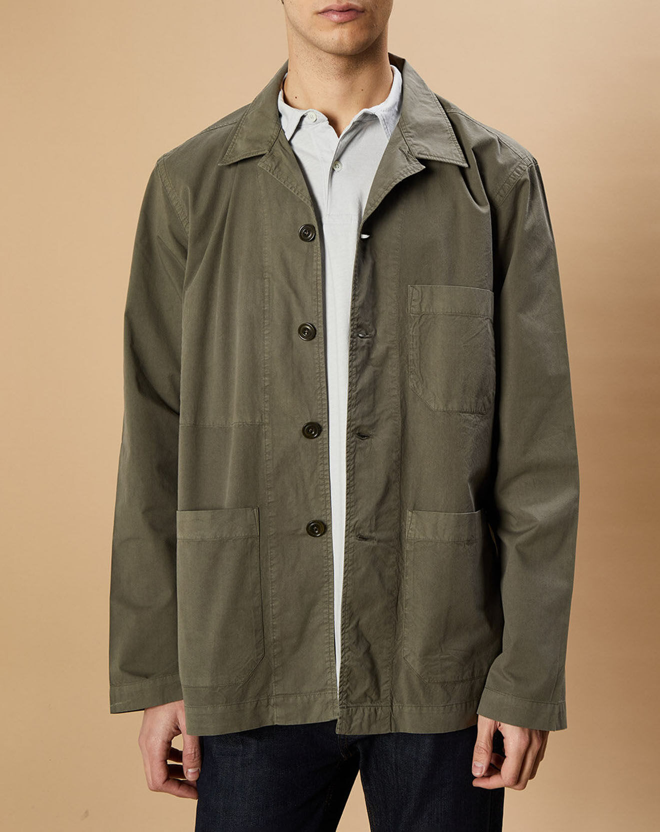 Hartford Veste 100% Lin Perry Pat camou