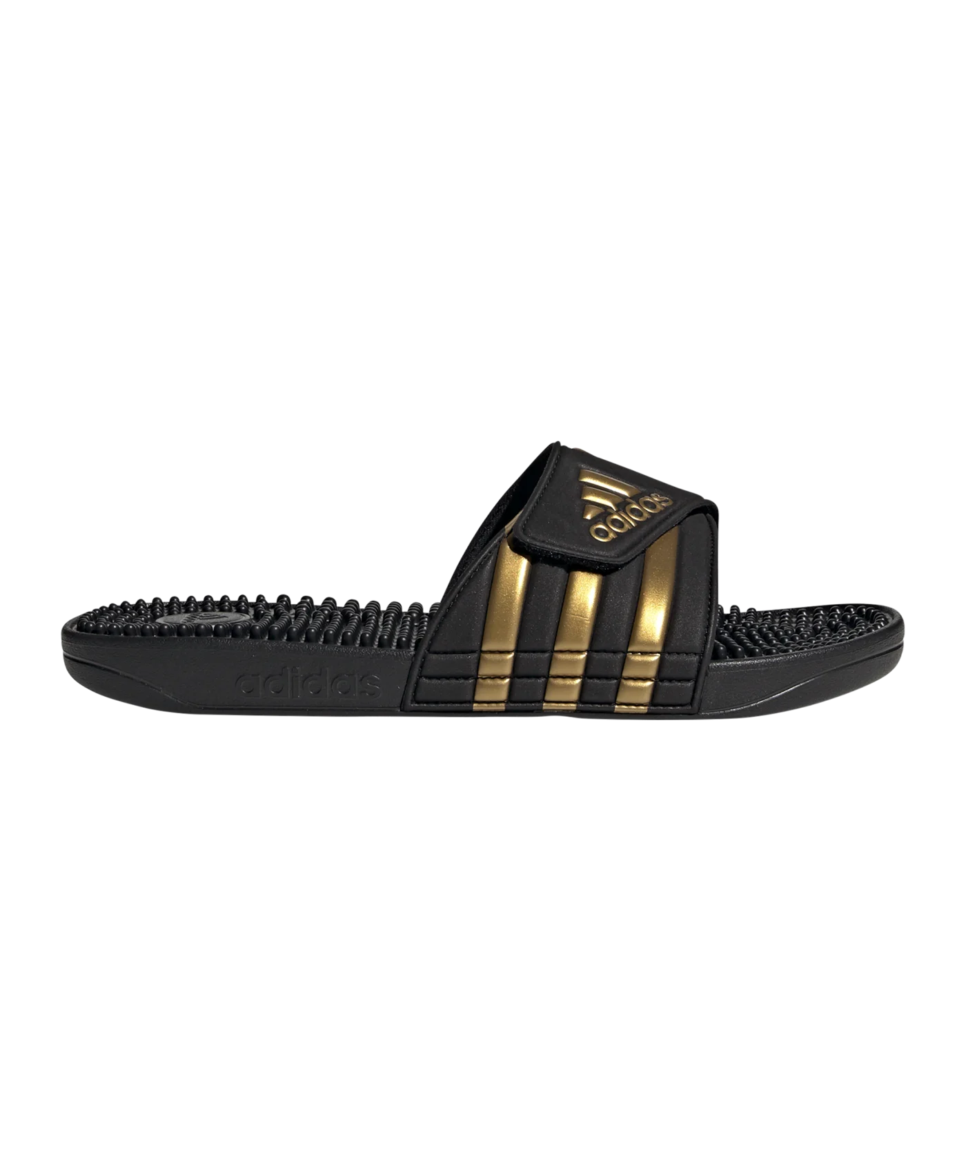 adidas Adissage Badelatsche Schwarz Gold