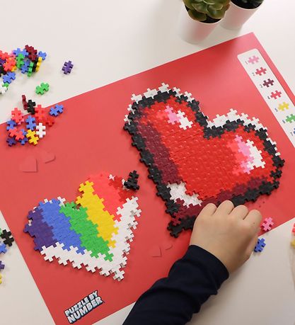 Plus-Plus Puzzle nach Zahlen - 250 st. - Hearts