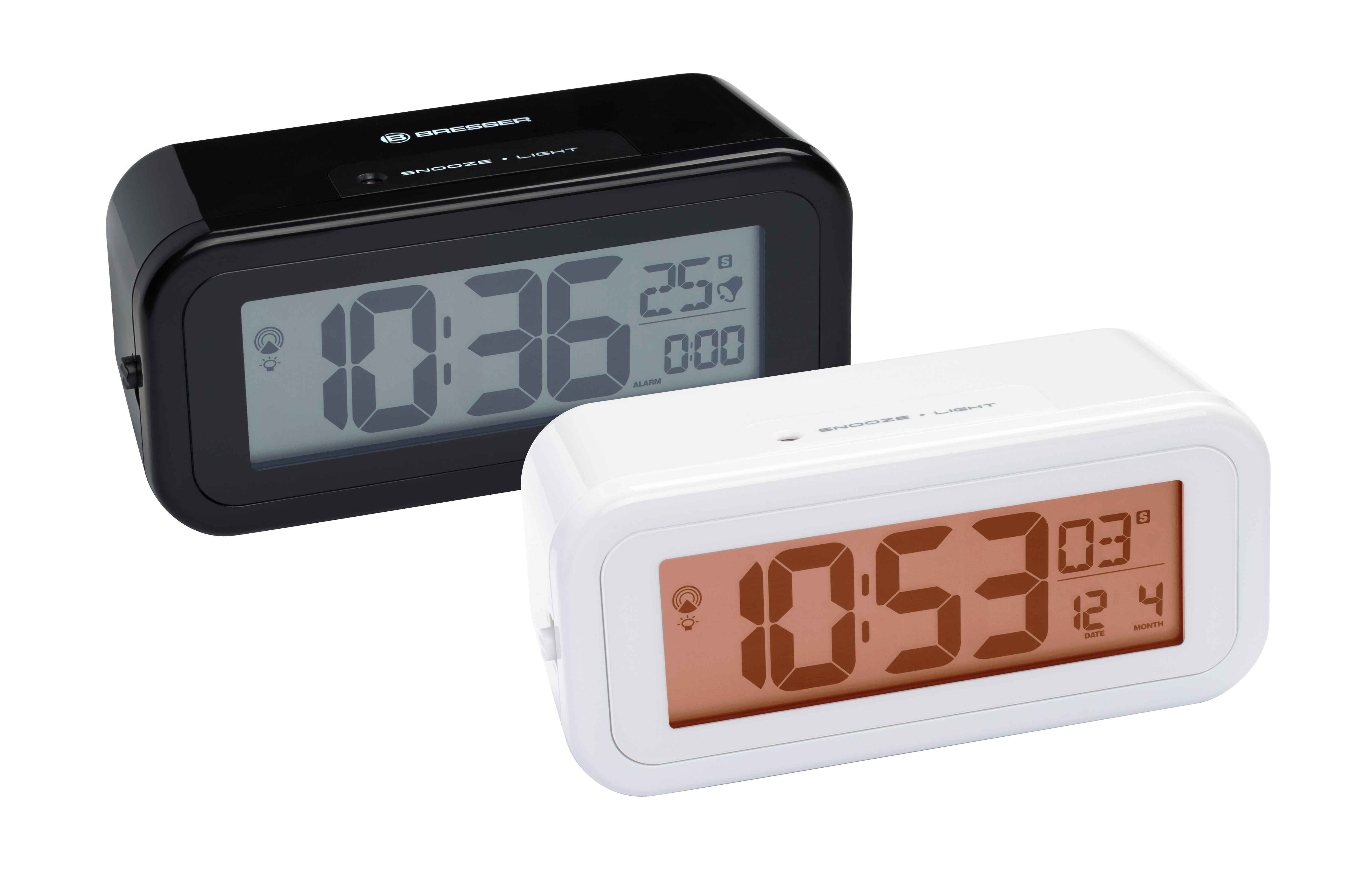 BRESSER MyTime Amber Funkwecker Farbe: schwarz