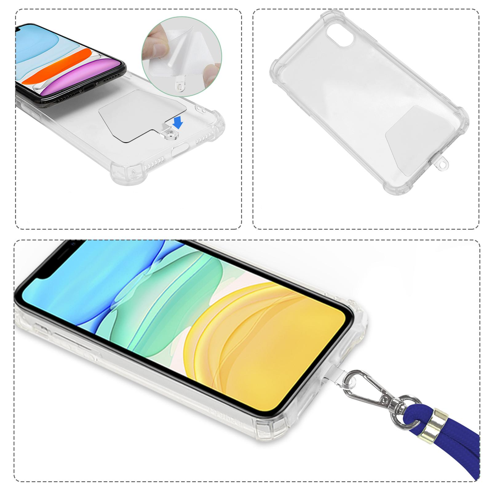 (140cm) Universal Necklace Handykette Umhängeband für Schutzhülle   1x Einlage - Rosa