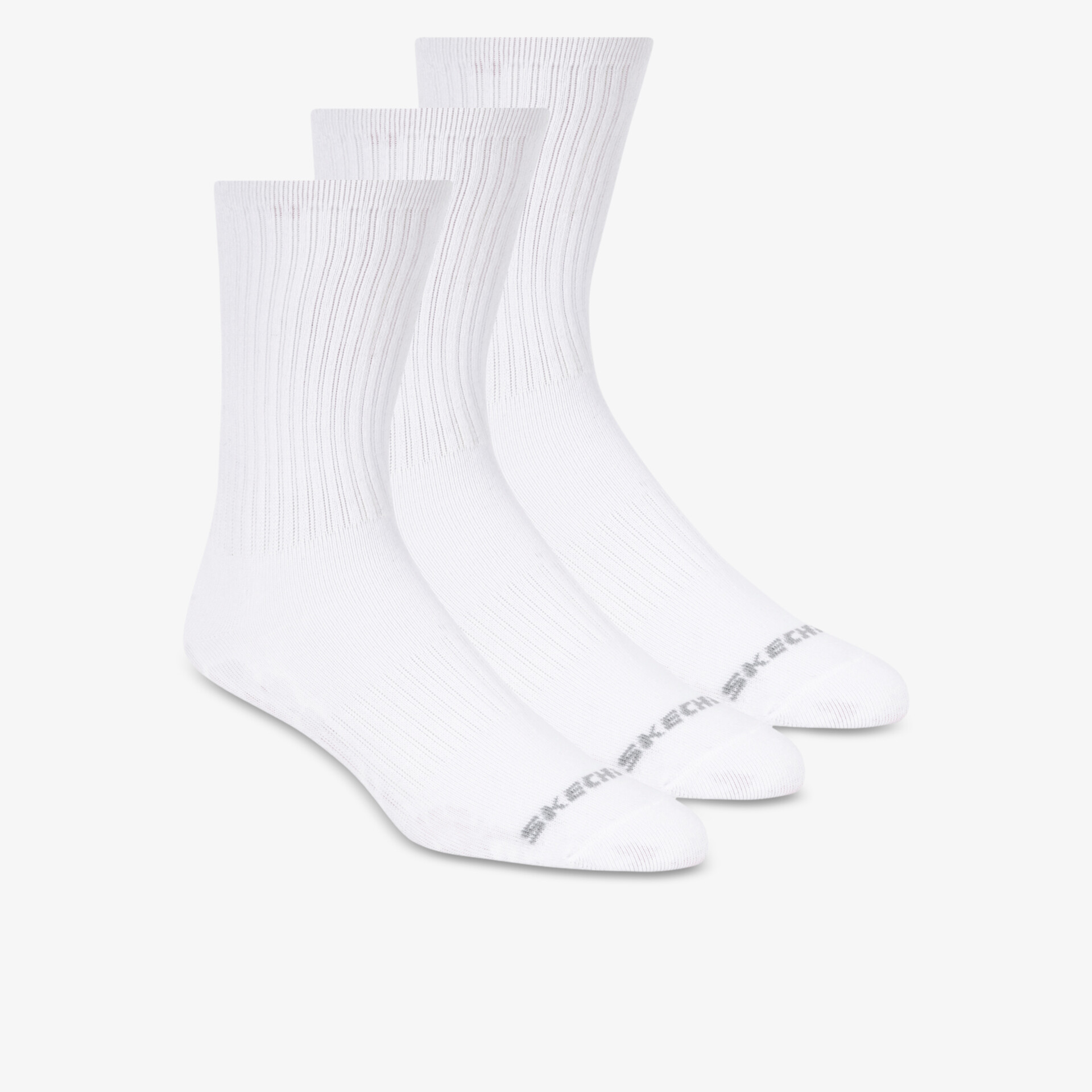 SKECHERS Unisex Sportsocken weiß