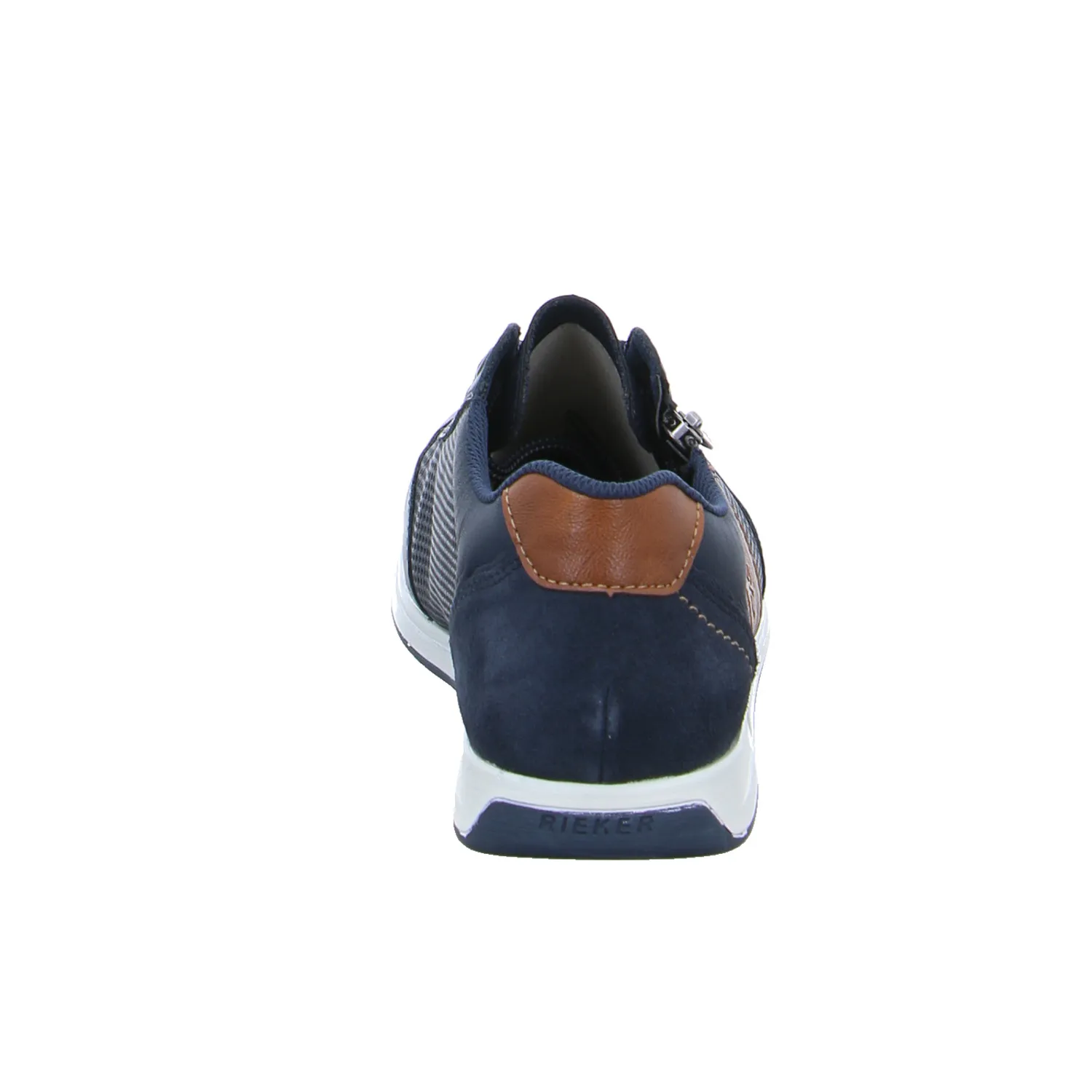 RIEKER Halbschuhe Sneaker Blau Leder