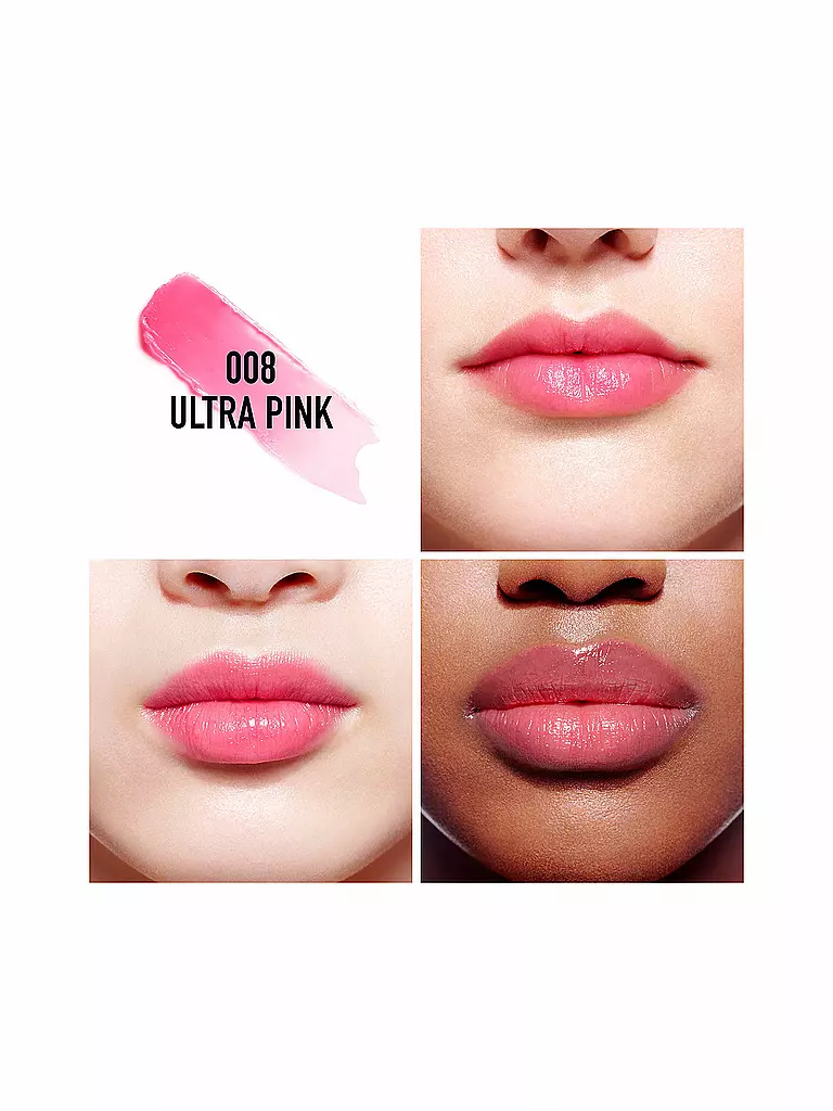 DIOR Lip Glow Farbintensivierender Lippenbalsam ( 008 Ultra Pink )  pink