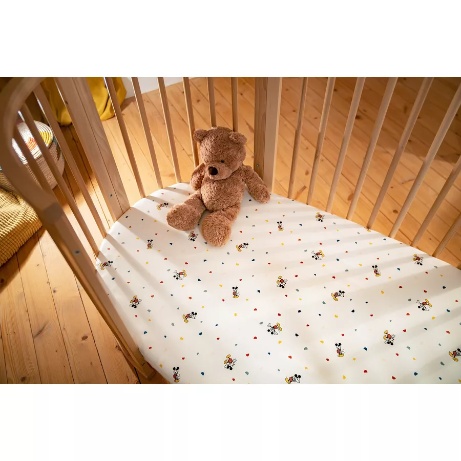 STOKKE® Sleepi™ Kinderbett Spannbettlaken V3 Mickey Celebration