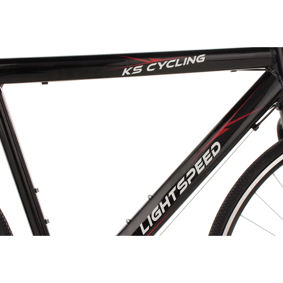 KS Cycling Fitnessrad 21 Gänge Fitness-Bike Lightspeed (Black) 28 Zoll schwarz