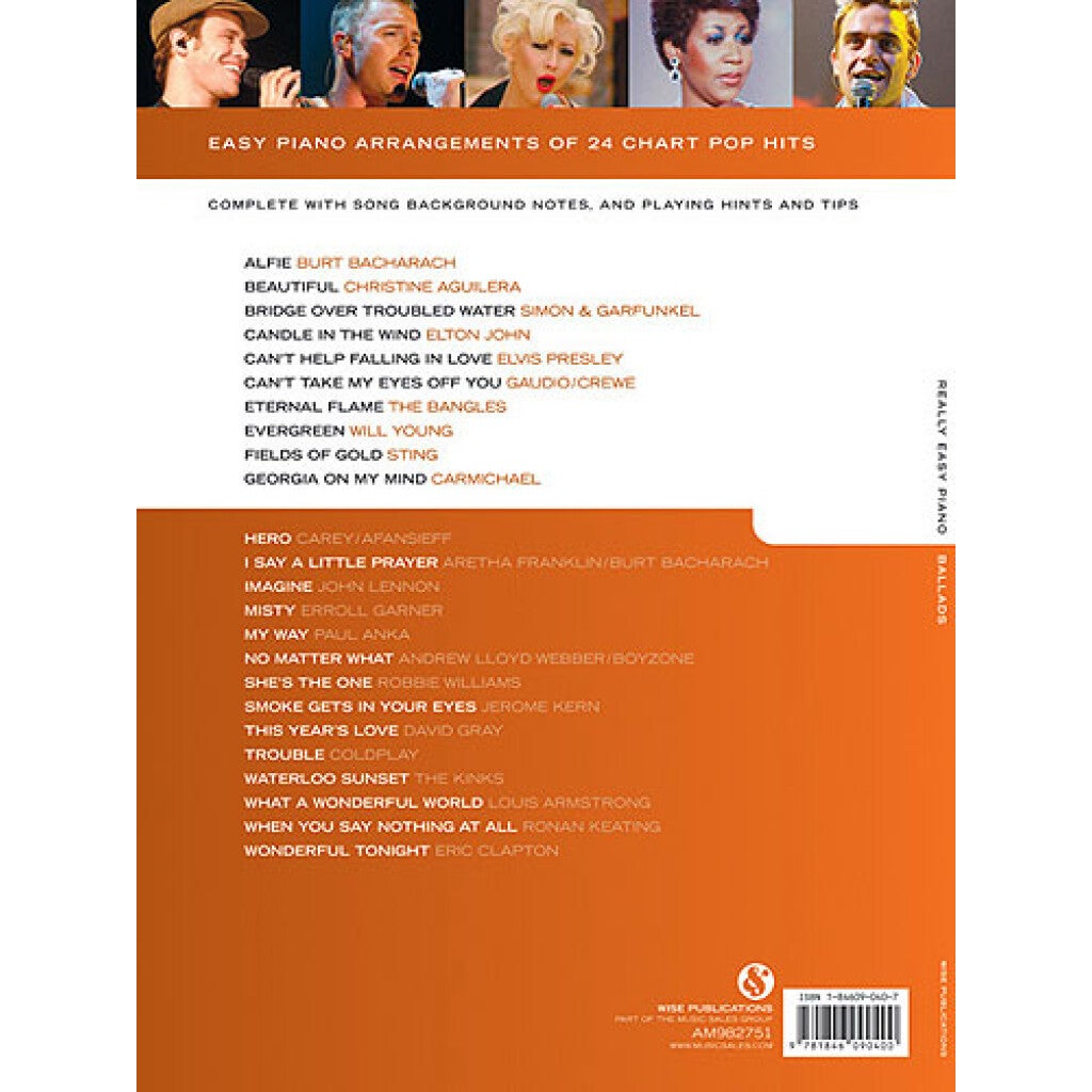 Wise Publications Really Easy Piano: Ballads pianoboek