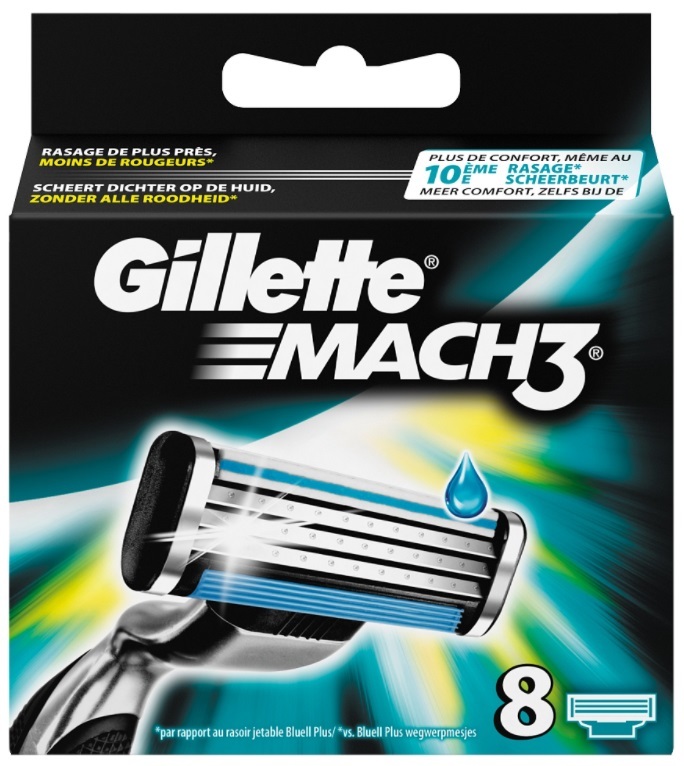 Gillette Mach 3 Scheermesjes8 stuks