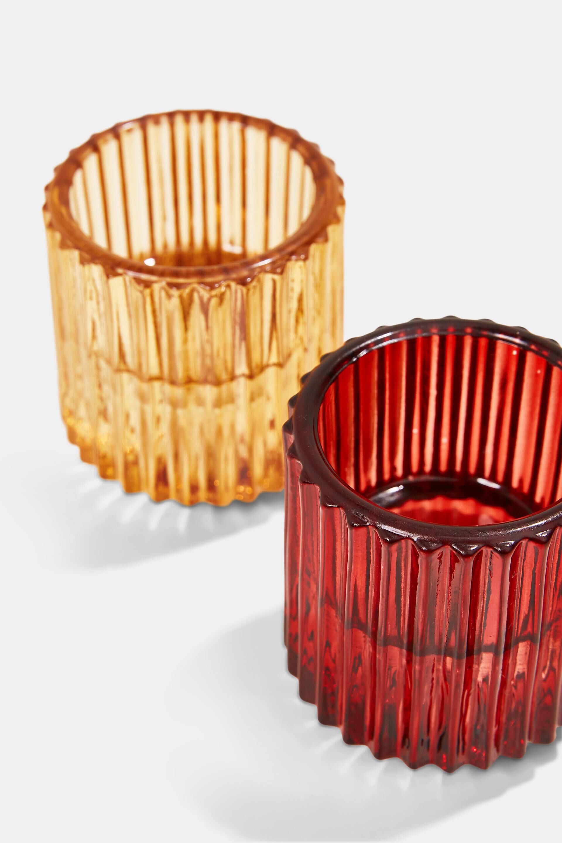 Lot de 2 porte-bougies à double fonction