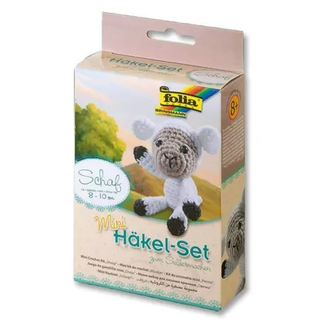Folia Mini-Häkelset Schaf