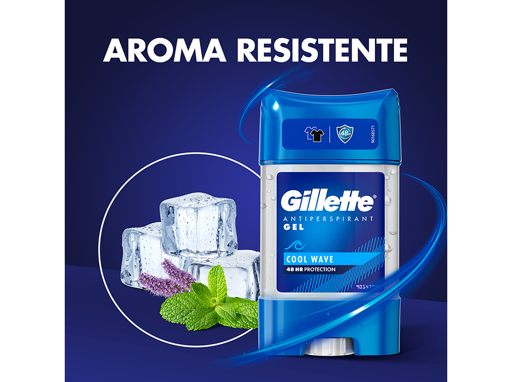 DEO GILLETTE STICK CLEAR GEL COOL WAVE 70ML