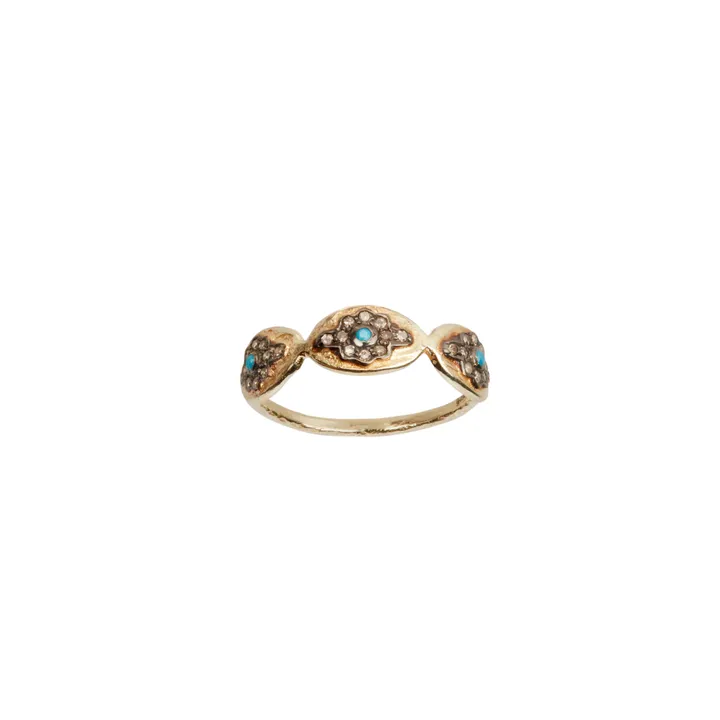 5 Octobre Bague Folk | Doré