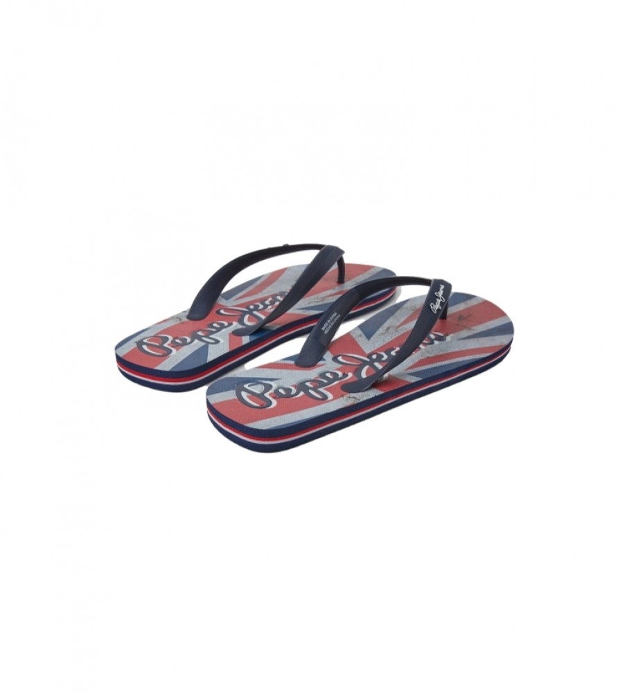 Chinelo de praia azul havaiano Pepe Jeans
