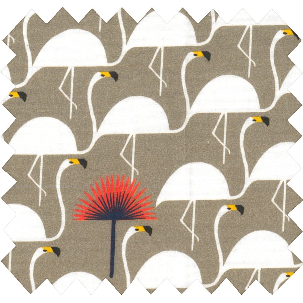 Coupon Tissu 50 Cm Flamant