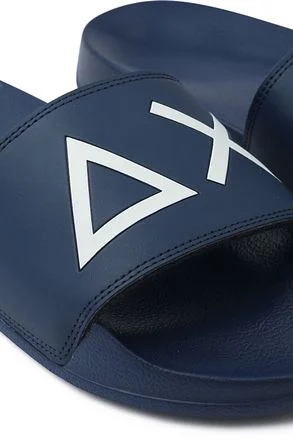 Sun68 Slippers Logo Navy X35102-07 kopen