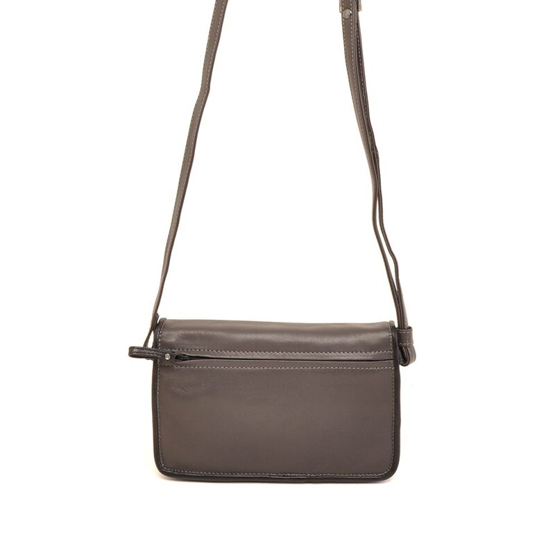 Berba Soft Crossbody Tas Grijs – Zwart