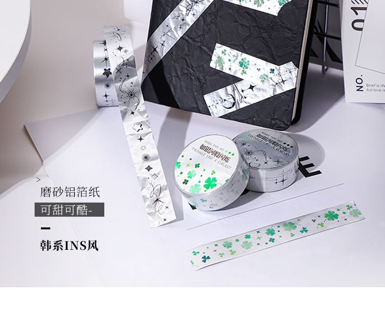 JIMO - Print Metallic Masking Tape (Diverse ontwerpen)